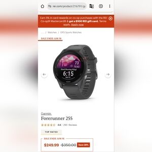 Men's Garmin Forerunner 245 Smartwatch